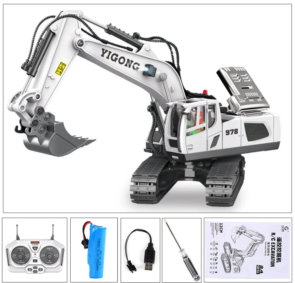 G308H kotrógép modell 1:14 méretarányban, RTR, az Euroselle-től