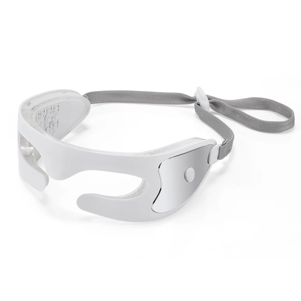 Wiederaufladbares LED-Augenmassagegerät — Vibration und Lichttherapie