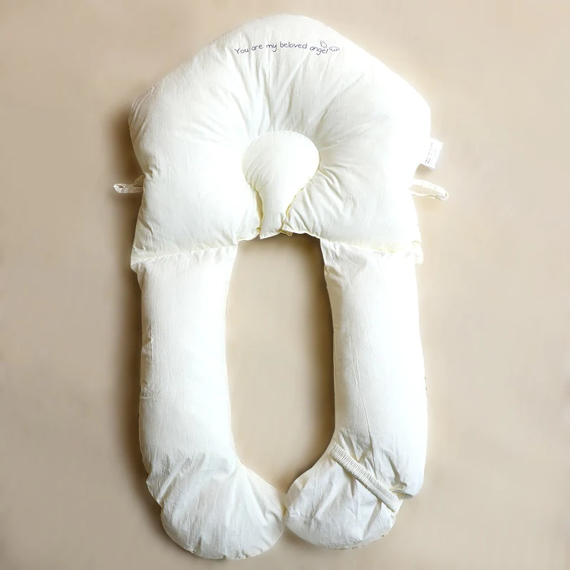 Infant Head Support Pillow — Cotton Cushion, Memory Fiber Fill