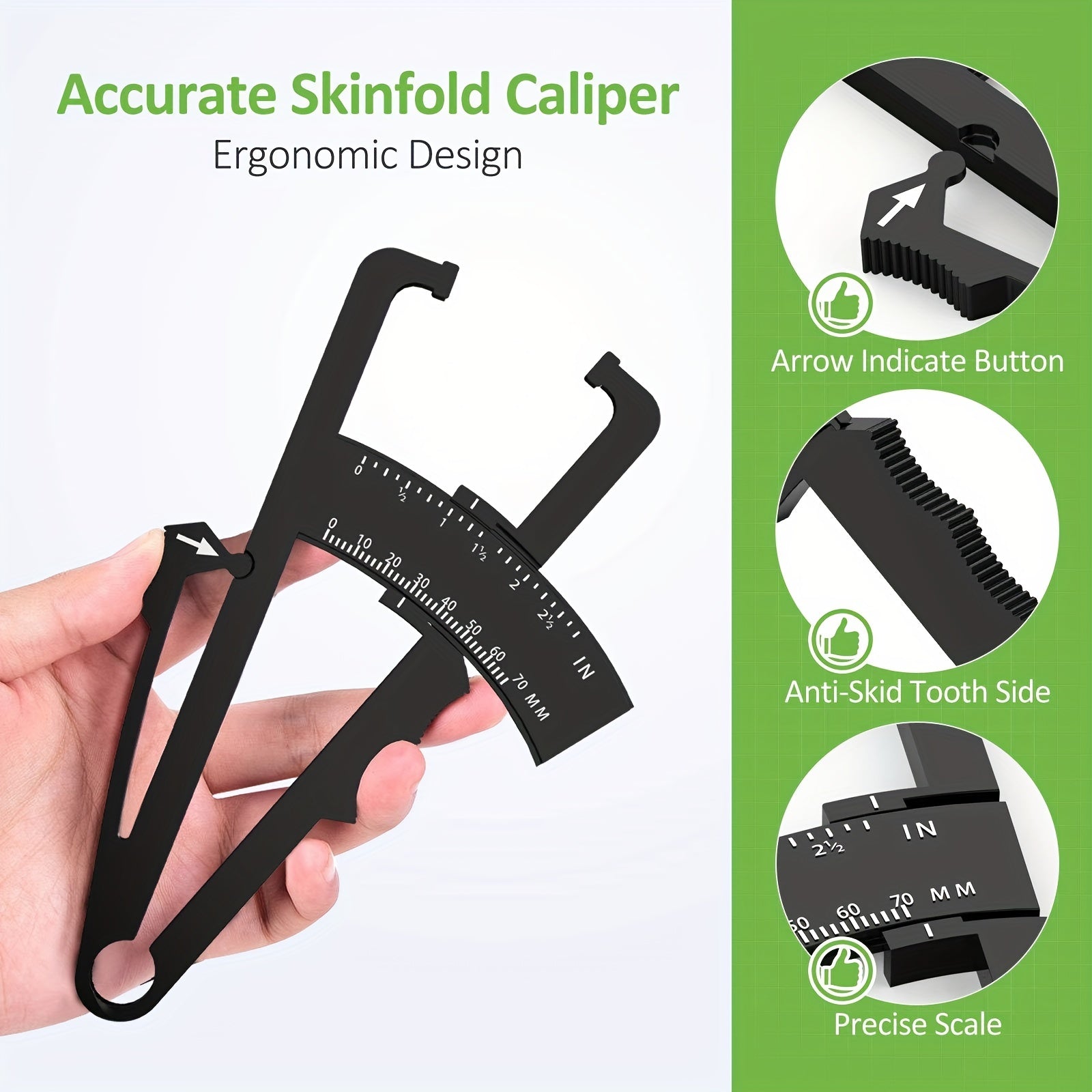 Accurate Body Fat Measurement Tool for Fitness Progress - Euroselle