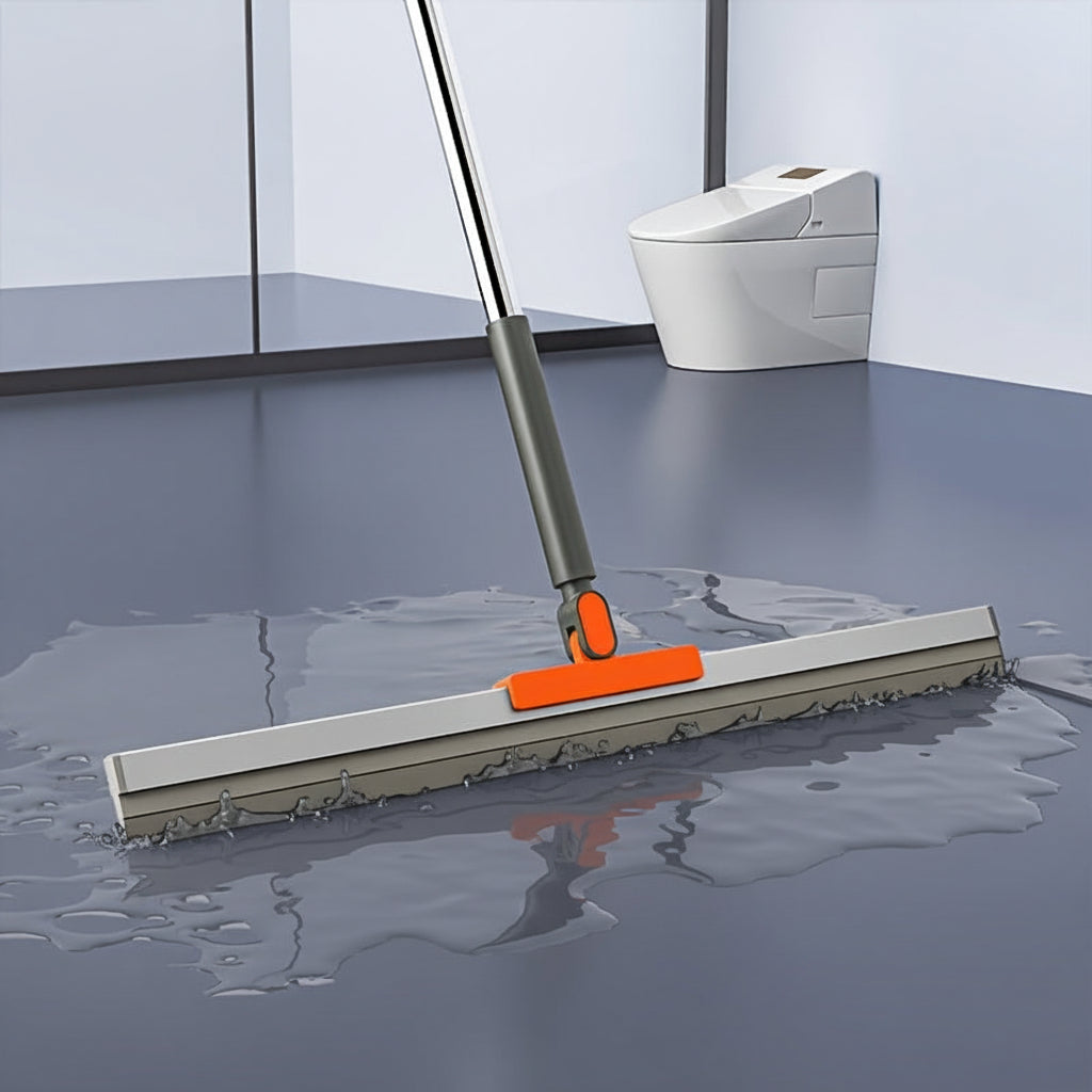 Water & Dust Scraper Broom for Bathroom, Glass, and Floors - Euroselle