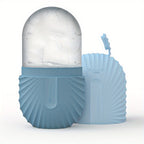 Reusable Face Roller with Ice Mold Cube for Refreshing Massage - Euroselle