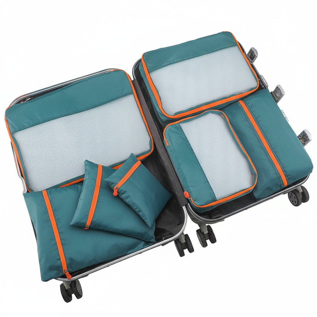 Portable 7pcs Suitcase Organizing Bag Set for Travel - Euroselle