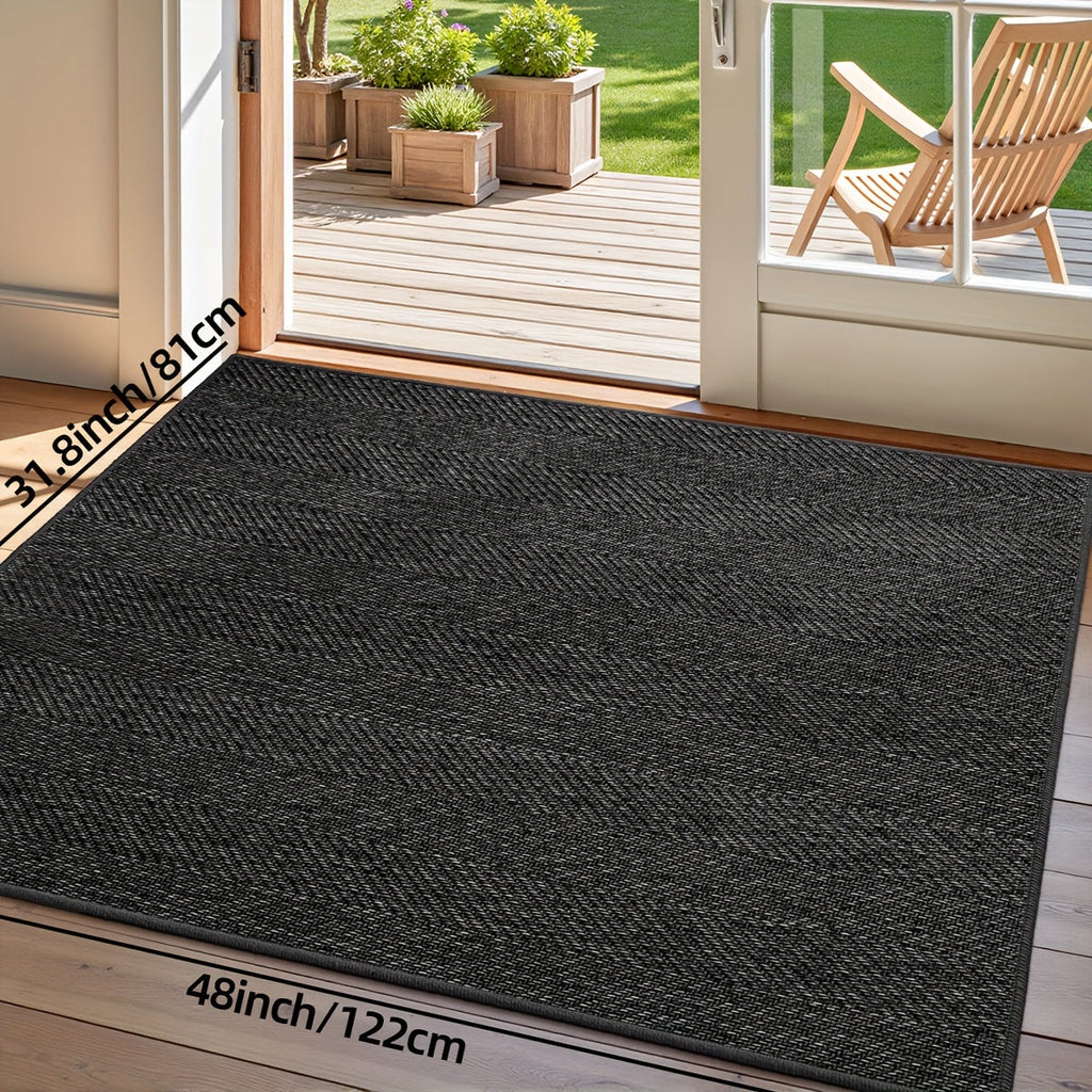 Durable Summer & Autumn Striped Entry Mat - Euroselle