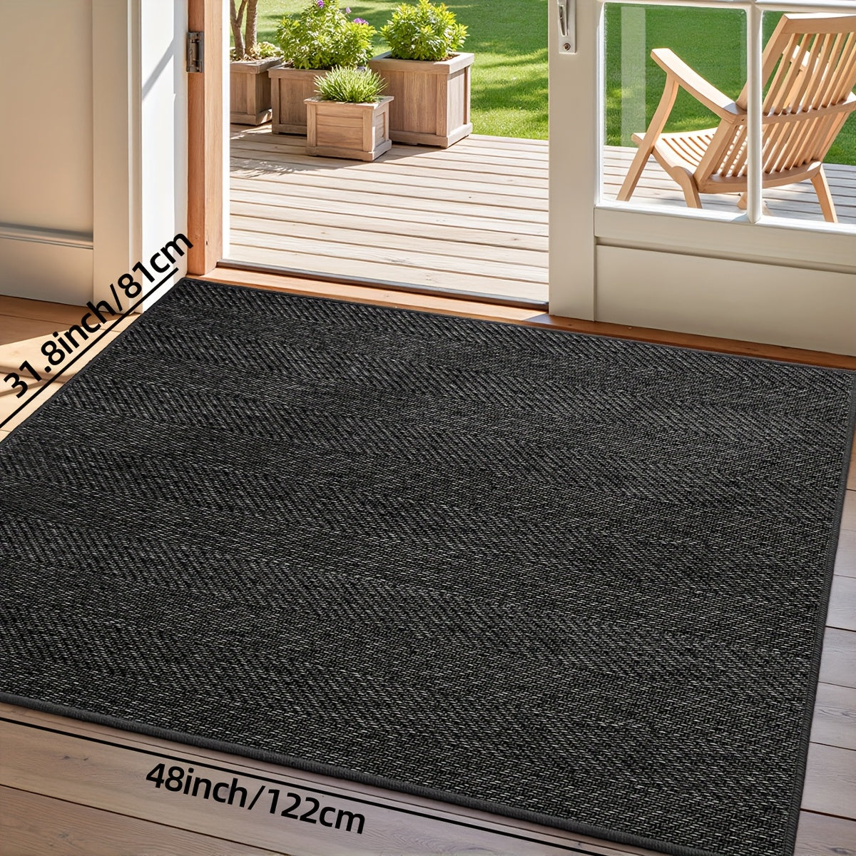 Durable Summer & Autumn Striped Entry Mat - Euroselle