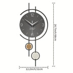 Horloge murale scandinave silencieuse - Euroselle