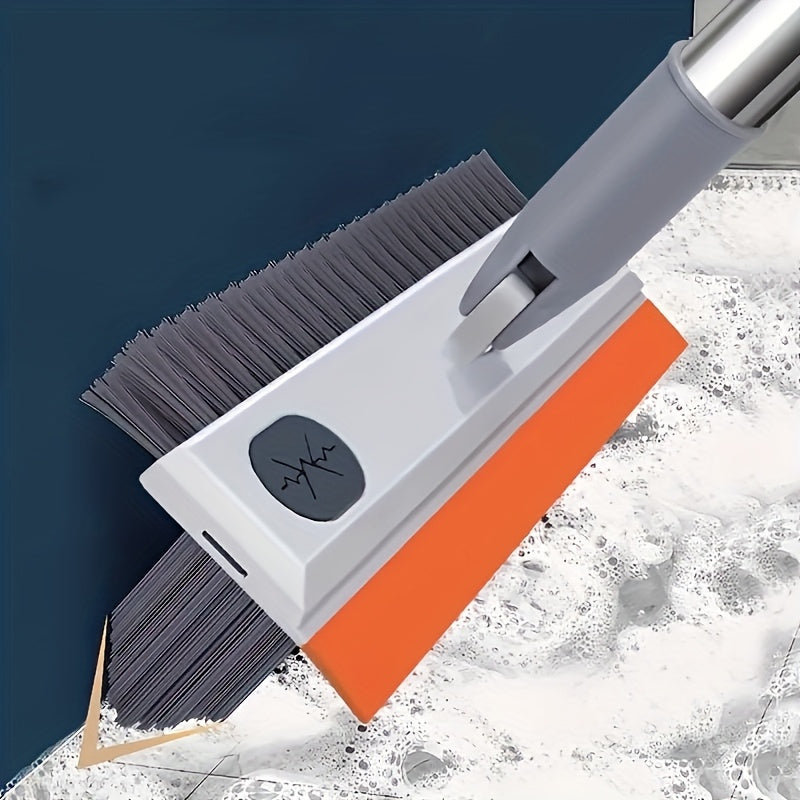 Manual Cleaning Brush with Integrated Soap Reservoir for Bathrooms and Kitchens - Euroselle