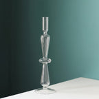 Minimalist Glass Candle Holder Vase Decorative Art Piece - Euroselle