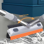Manual Cleaning Brush with Integrated Soap Reservoir for Bathrooms and Kitchens - Euroselle