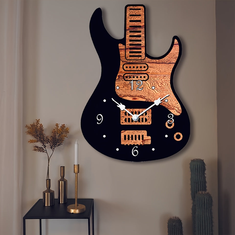 Kunstnerisk guitar vægur til musikelskere - Euroselle