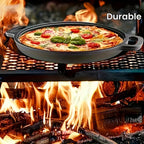 Cast Iron Griddle Skillet for Even Heat & Multi Cooking - Euroselle