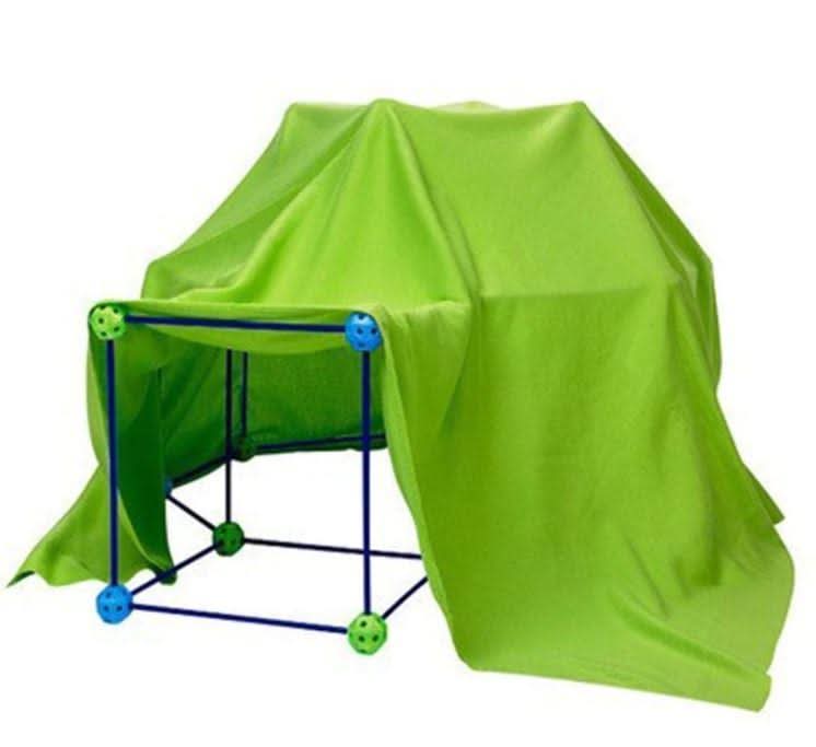 DreamTents – kreatywny zestaw do budowania namiotów — zestaw do rozwijającej wyobraźnię zabawy dla dzieci od 5 lat
