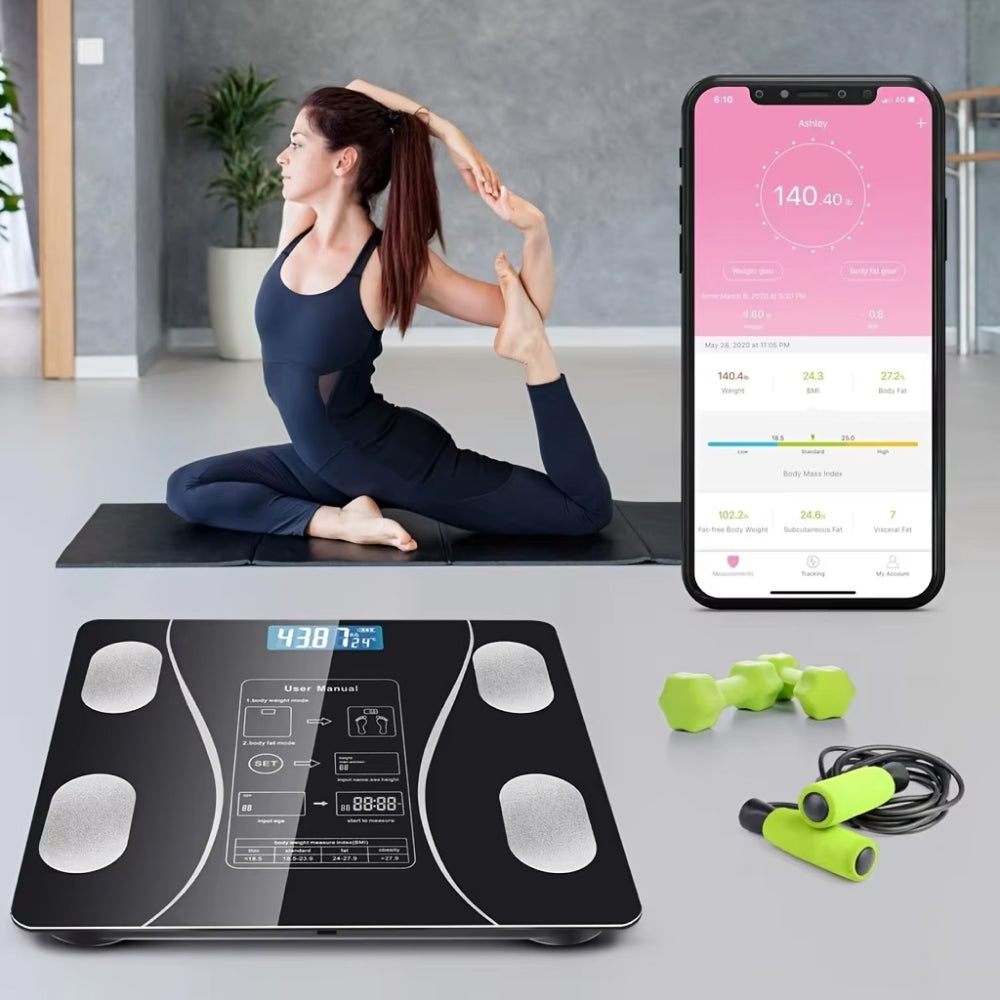 Intelligente Bluetooth-Körperanalysewaage — Über 13 Messwerte, App-Synchronisierung