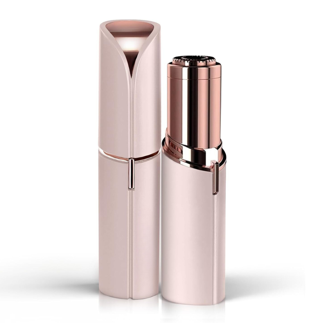 Portable Women's Facial Trimmer — Painless Eyebrow & Peach Fuzz Tool