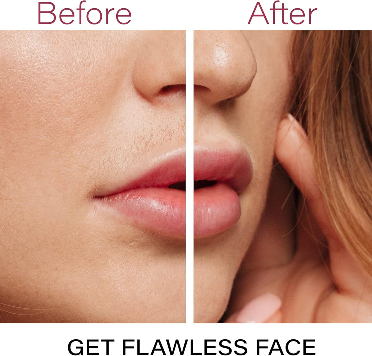 Portable Women's Facial Trimmer — Painless Eyebrow & Peach Fuzz Tool