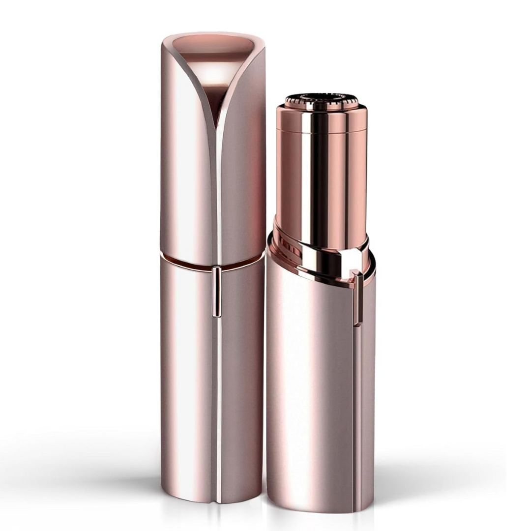 Portable Women's Facial Trimmer — Painless Eyebrow & Peach Fuzz Tool