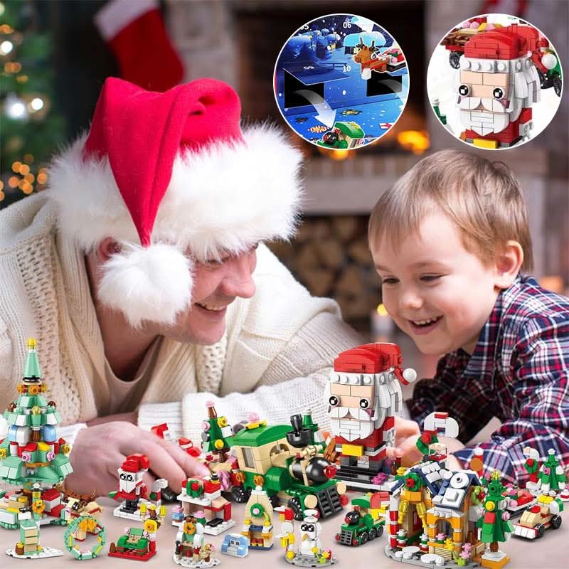 Calendário do Advento BrightBlocks para crianças — 12 blocos para construir uma árvore de Natal festiva