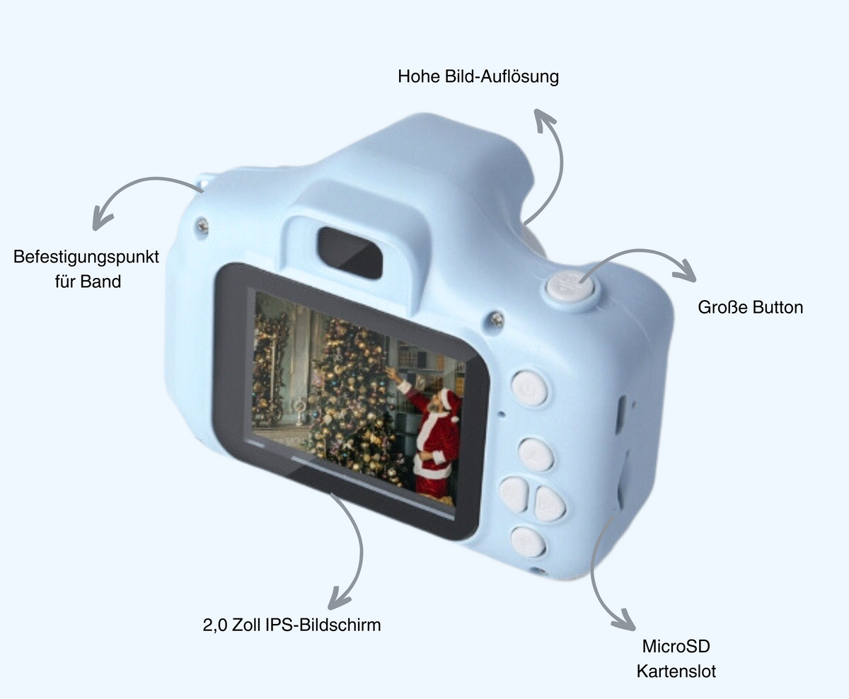 Digitální fotoaparát Frendorf Kids pro kreativní hraní Euroselle