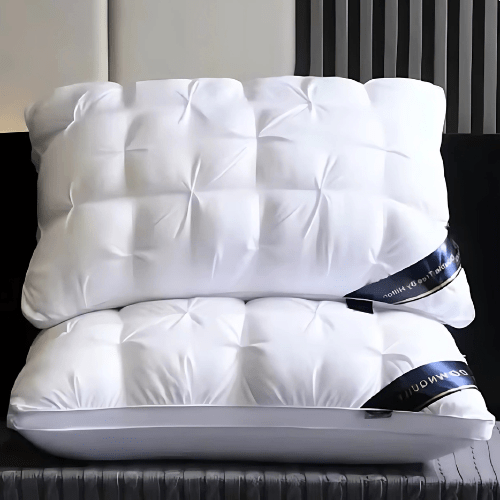 Premium Down Pillow — Breathable, Hypoallergenic Neck Support