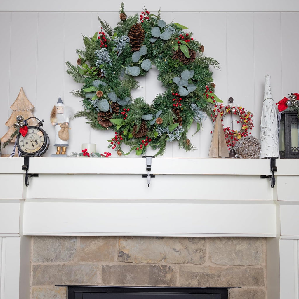 Mantle Hangers for Christmas Stockings & Garland | Euroselle