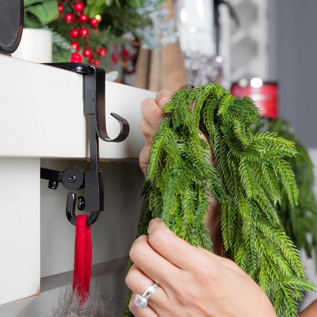 Mantle Hangers for Christmas Stockings & Garland | Euroselle
