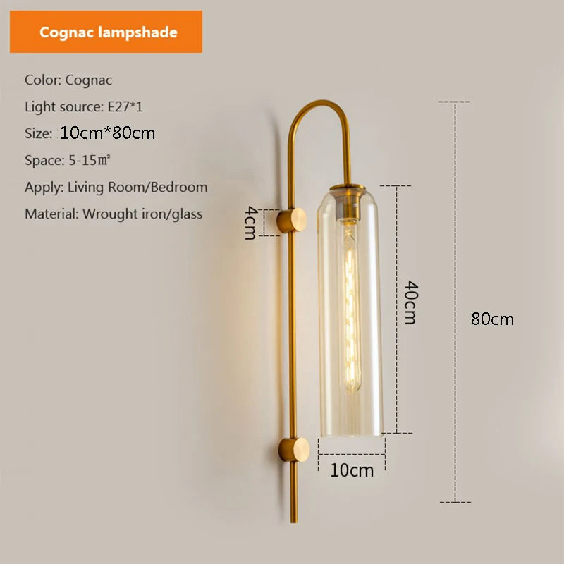 Nordic Glass Pendant Ceiling Light With E27 LED For Bedroom And Living Room
