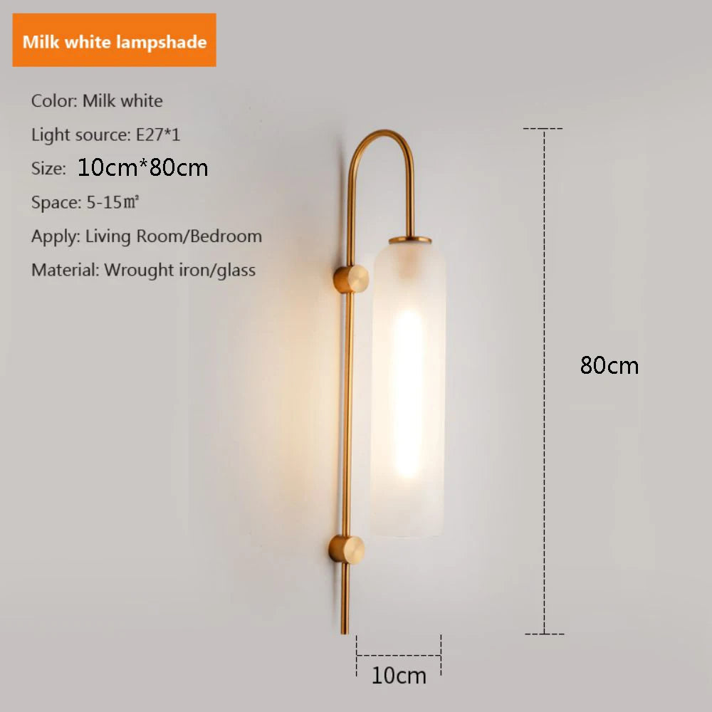 Nordic Glass Pendant Ceiling Light With E27 LED For Bedroom And Living Room