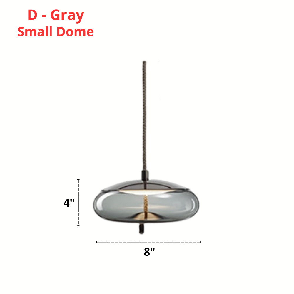 Nordic Rope & Glass Pendant Lights