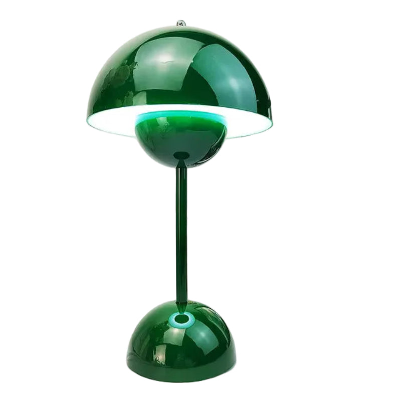 Dobíjecí bezdrátová stolní lampa s dotykovým stmívačem – 3 úrovně jasu, teplé LED světlo, retro květinový design na noční stolek, do obývacího pokoje a | Thomler