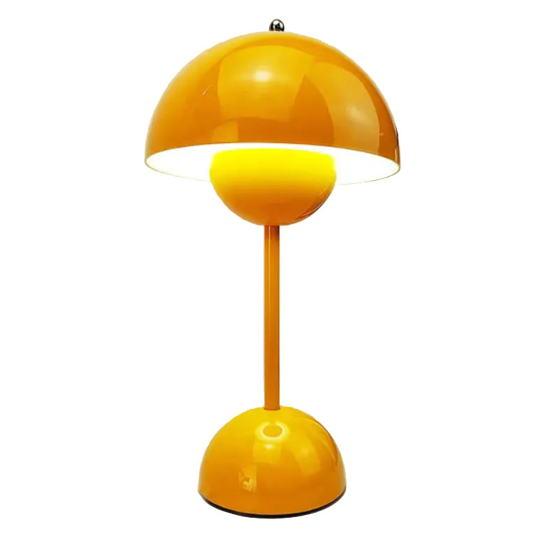 Dobíjecí bezdrátová stolní lampa s dotykovým stmívačem – 3 úrovně jasu, teplé LED světlo, retro květinový design na noční stolek, do obývacího pokoje a | Thomler