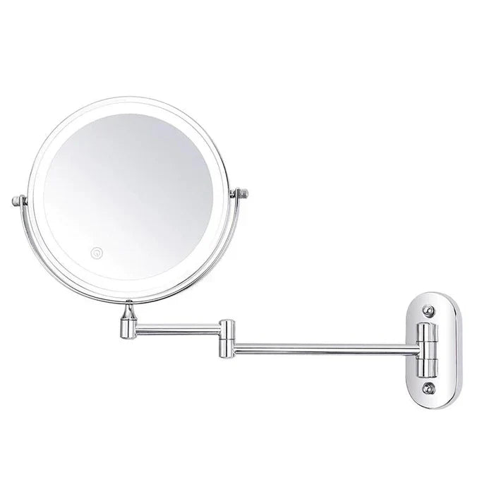 LED-Vergrößerungsspiegel, 8-Inch — Wandmontage, Touch-Steuerung, per USB wiederaufladbar