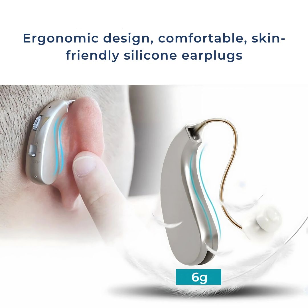 מכשיר שמיעה דיגיטלי נטען HearingPlus | להגברת קול ברור - נוח - מותאם לשימוש יומיומי Euroselle | Euroselle