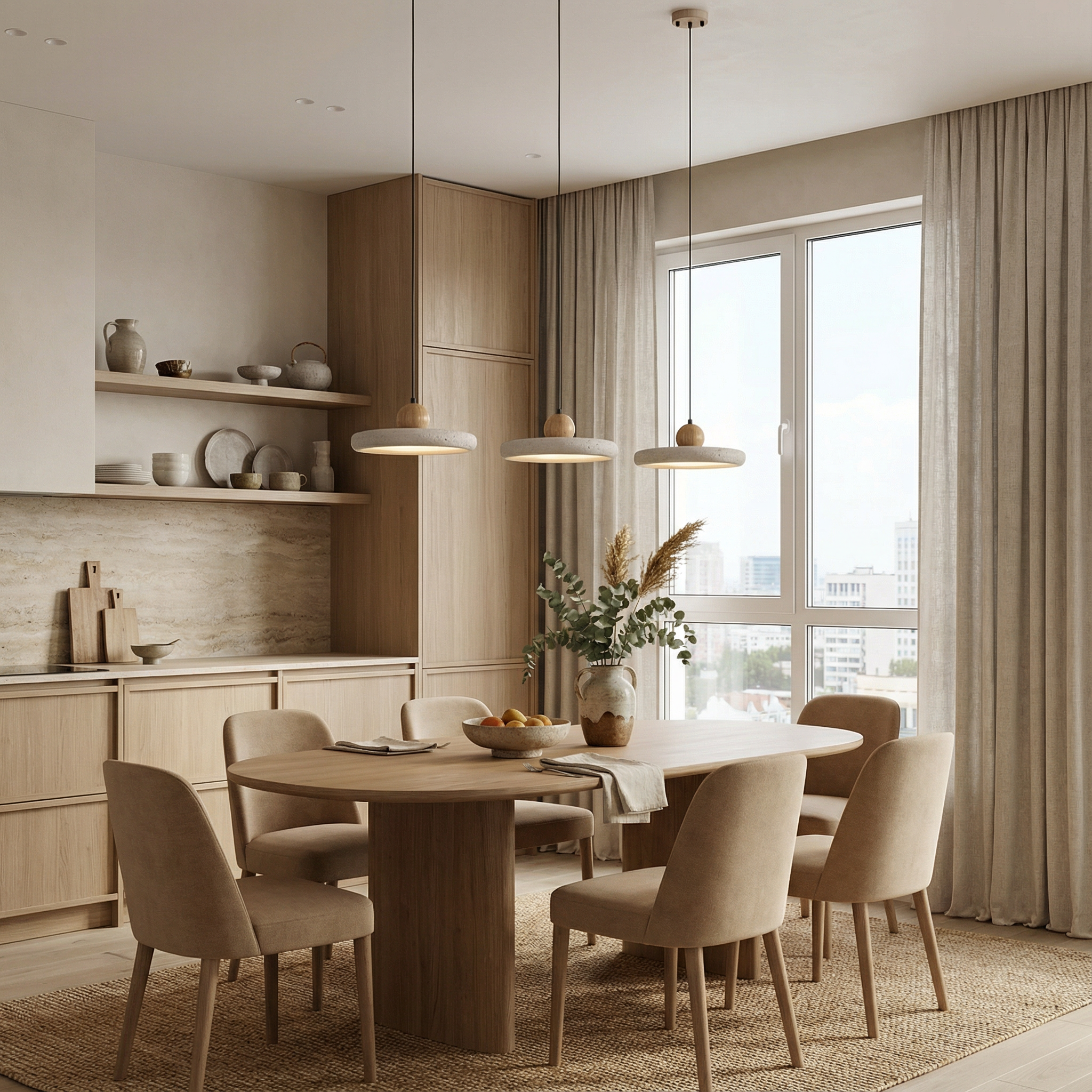 NovaCrest Adjustable Kitchen Pendant Light Fixture