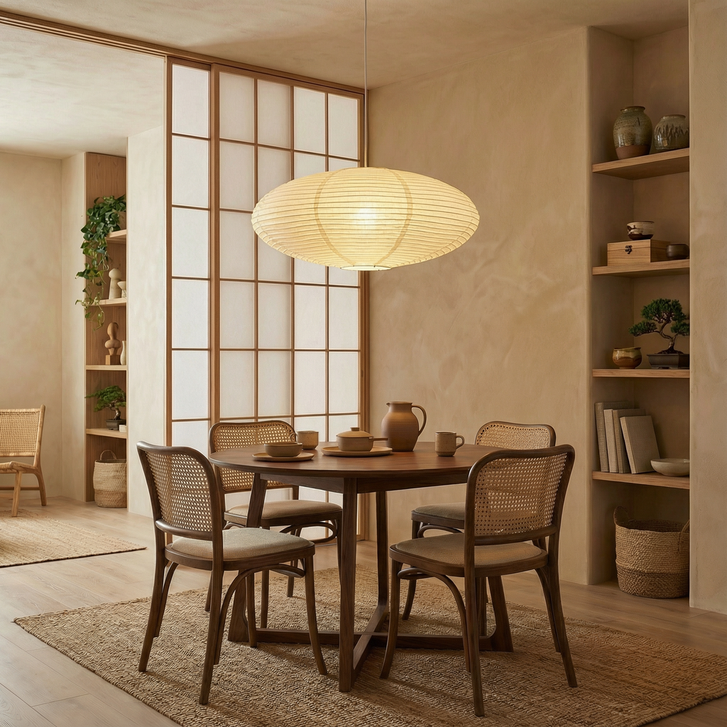 LumaNova Contemporary Paper Pendant Lamp For Kitchen