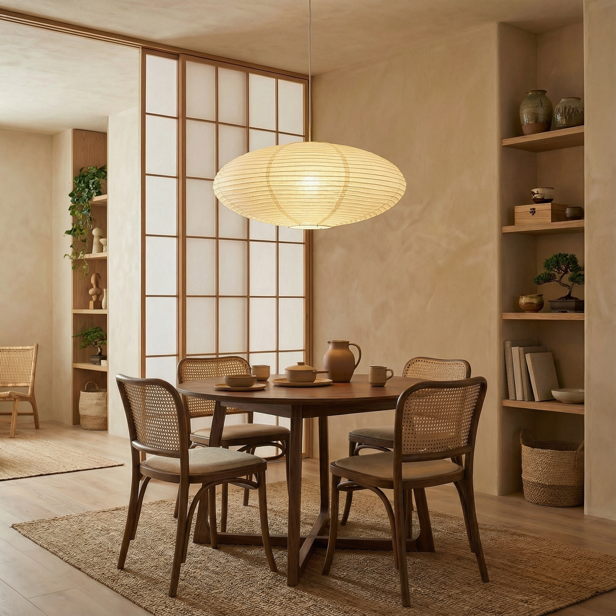 LumaNova Contemporary Paper Pendant Lamp For Kitchen