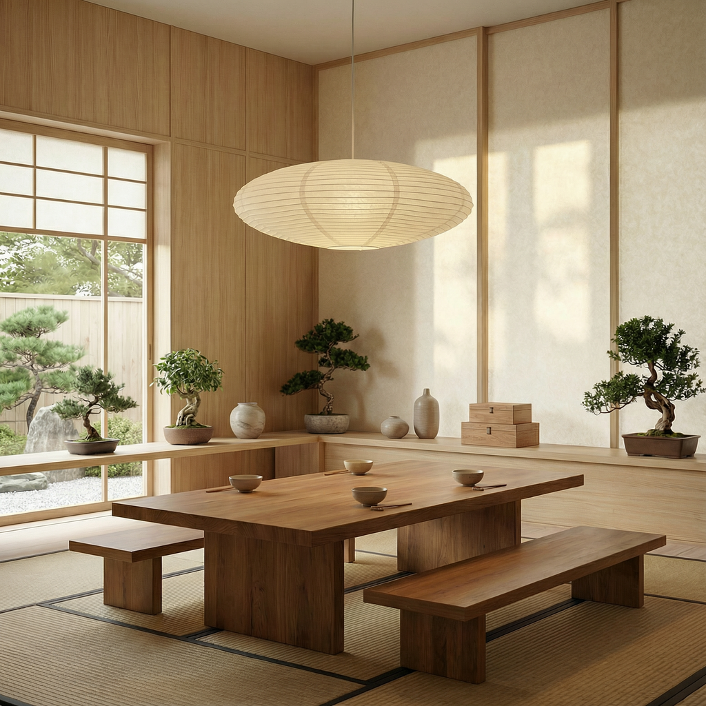 LumaNova Contemporary Paper Pendant Lamp For Kitchen