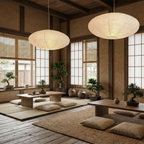 LumaNova Contemporary Paper Pendant Lamp For Kitchen