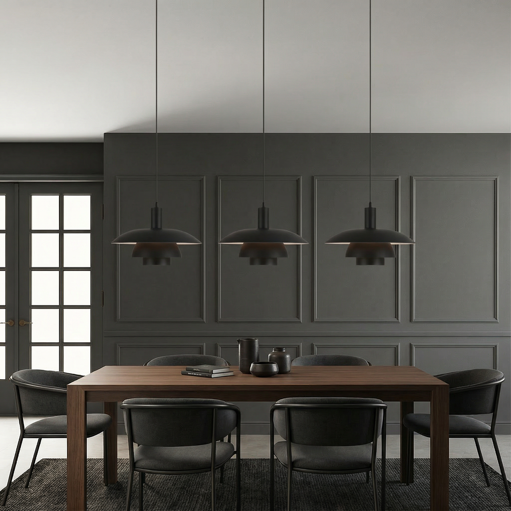 LumaNord LED Pendant Light Fixture In Elegant Minimalist Style