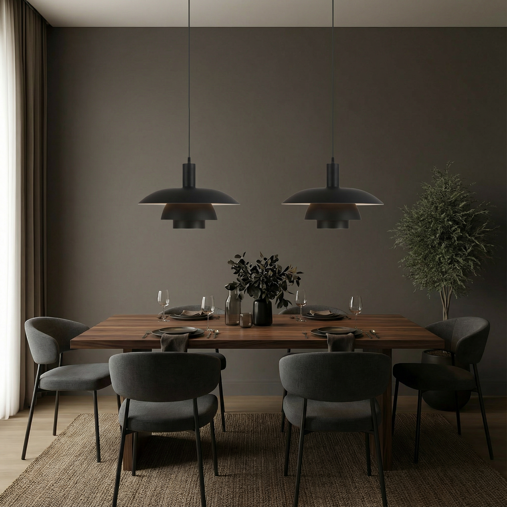 LumaNord LED Pendant Light Fixture In Elegant Minimalist Style