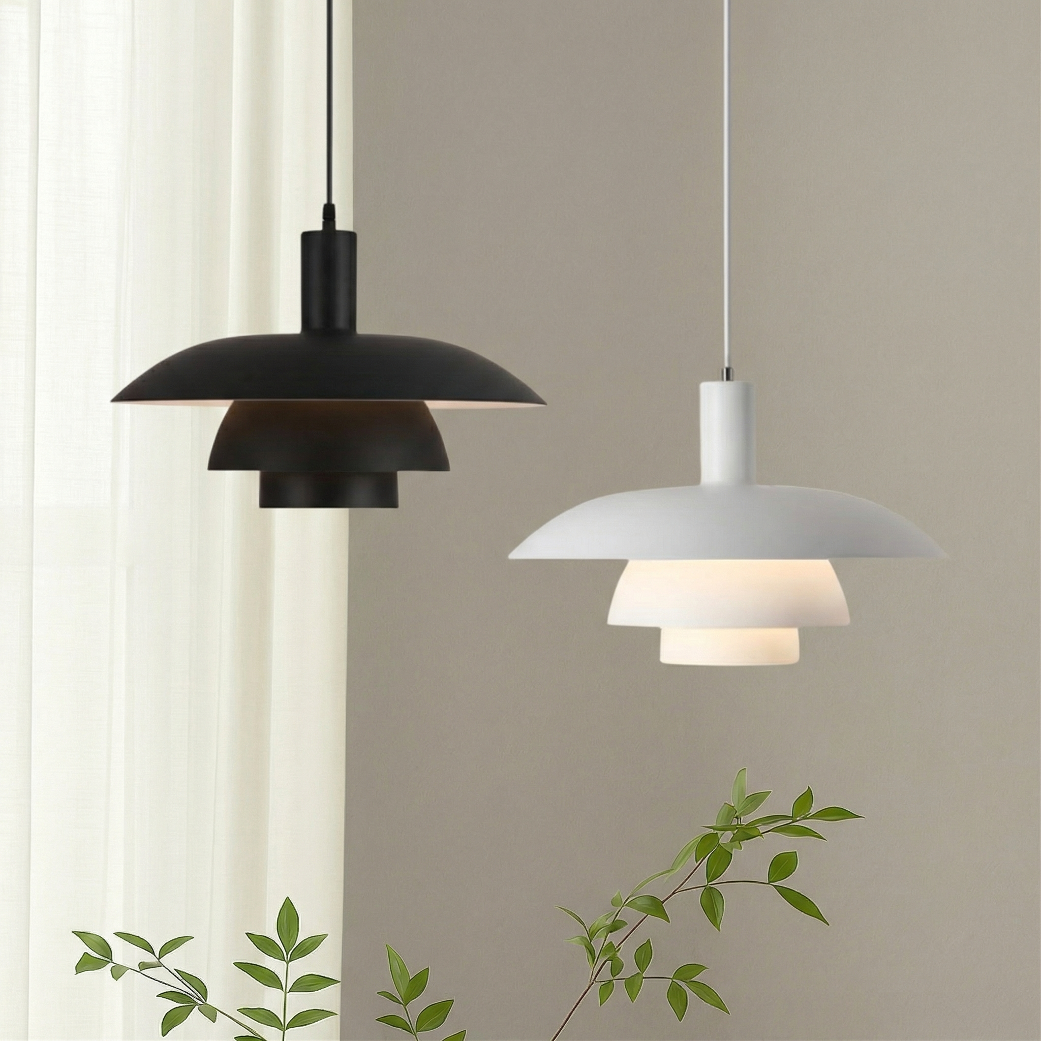 LumaNord LED Pendant Light Fixture In Elegant Minimalist Style