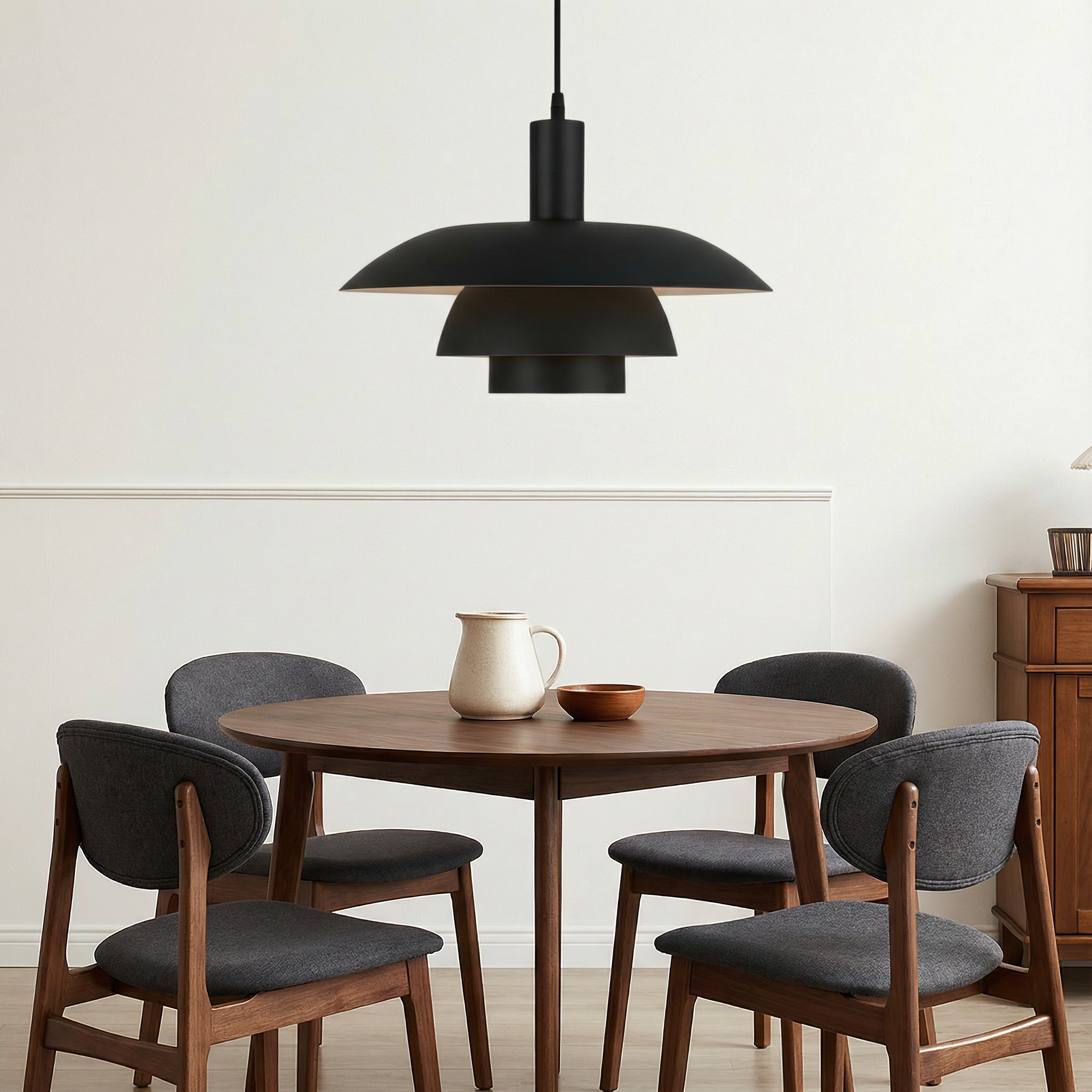 LumaNord LED Pendant Light Fixture In Elegant Minimalist Style