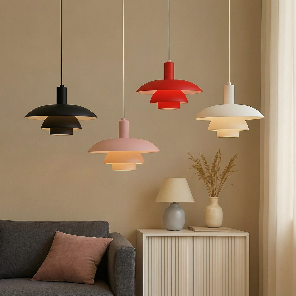 LumaNord LED Pendant Light Fixture In Elegant Minimalist Style