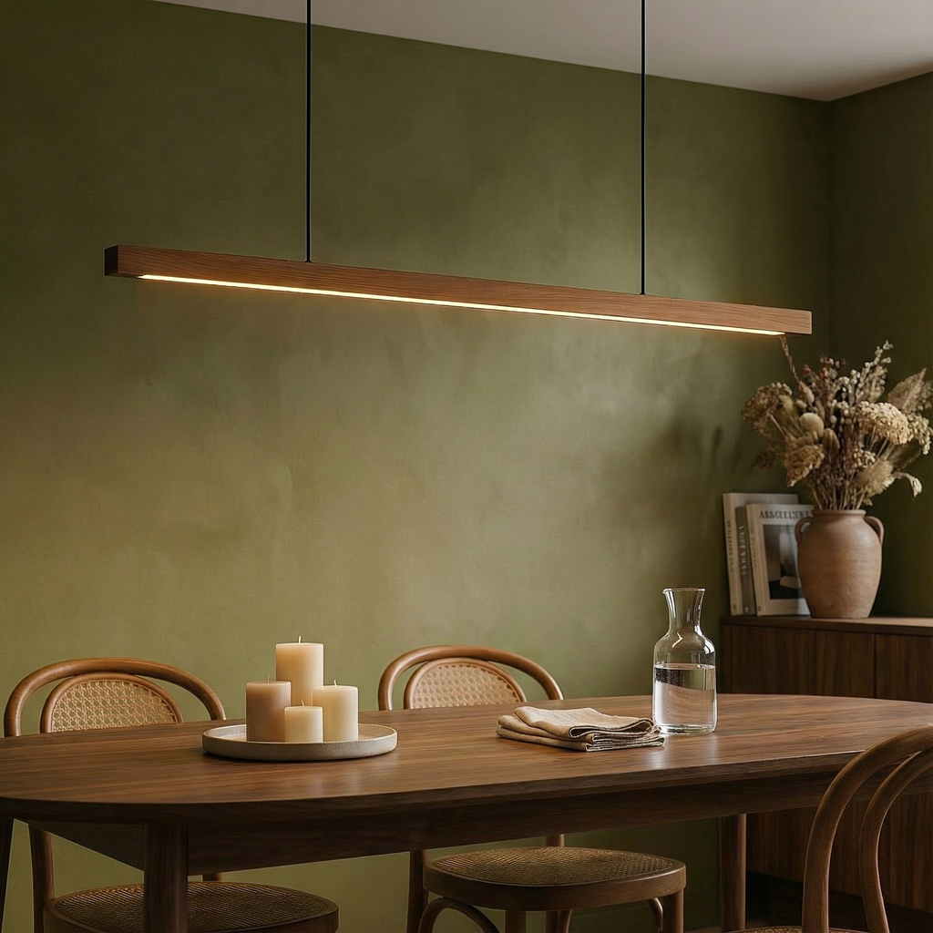 Nova Wood Pendant Light For Kitchen Elegant Wood Design