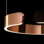 Luma Minimalist LED Pendant Light Circle For Modern Living Rooms