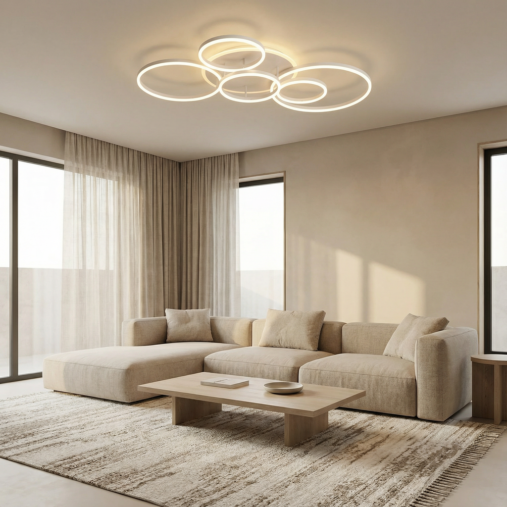 Lumenia Sleek Minimalist LED Pendant Light For Modern Kitchen