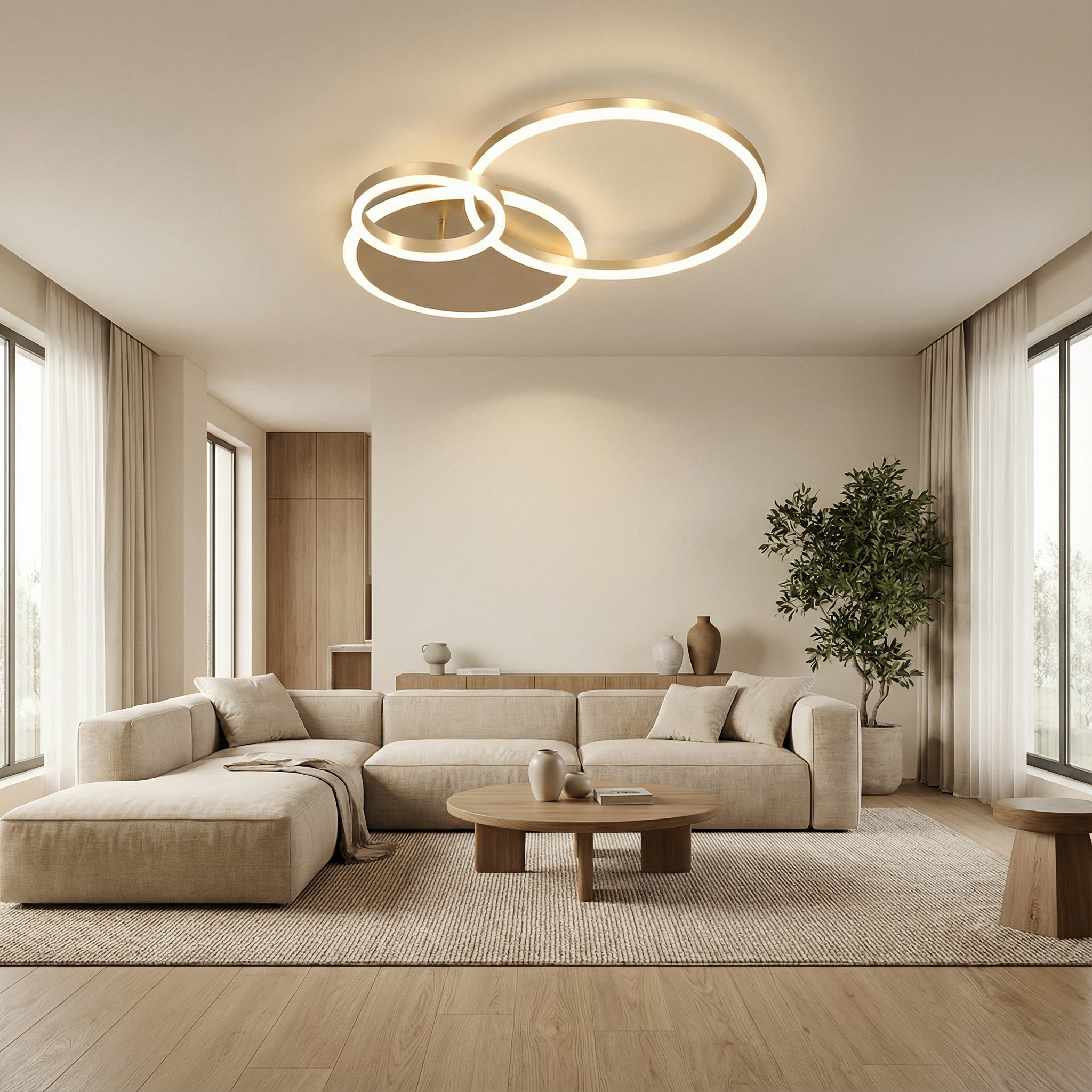 Lumenia Sleek Minimalist LED Pendant Light For Modern Kitchen