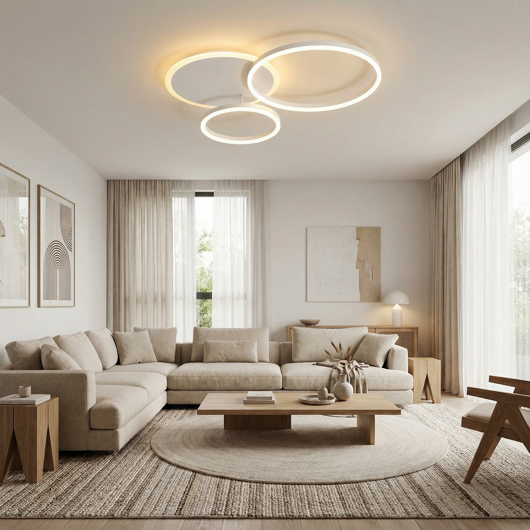 Lumenia Sleek Minimalist LED Pendant Light For Modern Kitchen