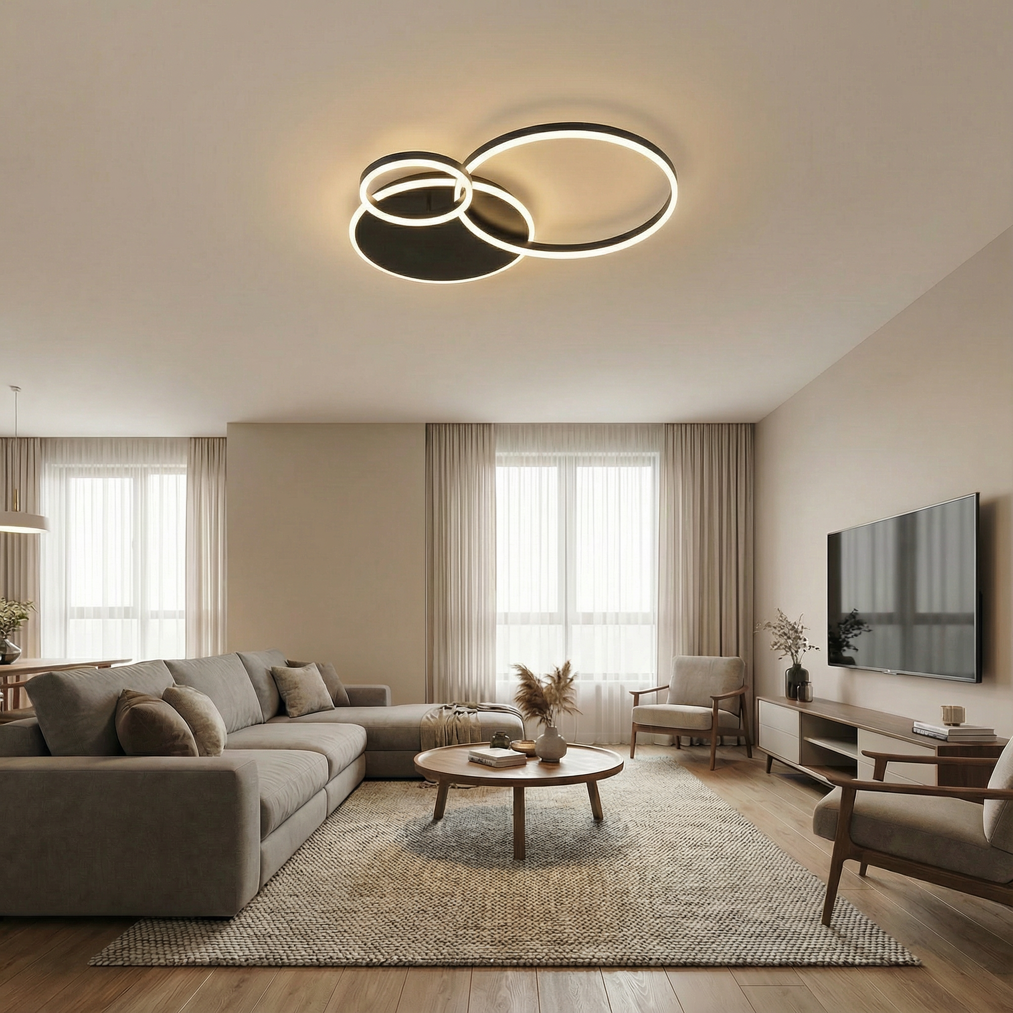 Lumenia Sleek Minimalist LED Pendant Light For Modern Kitchen