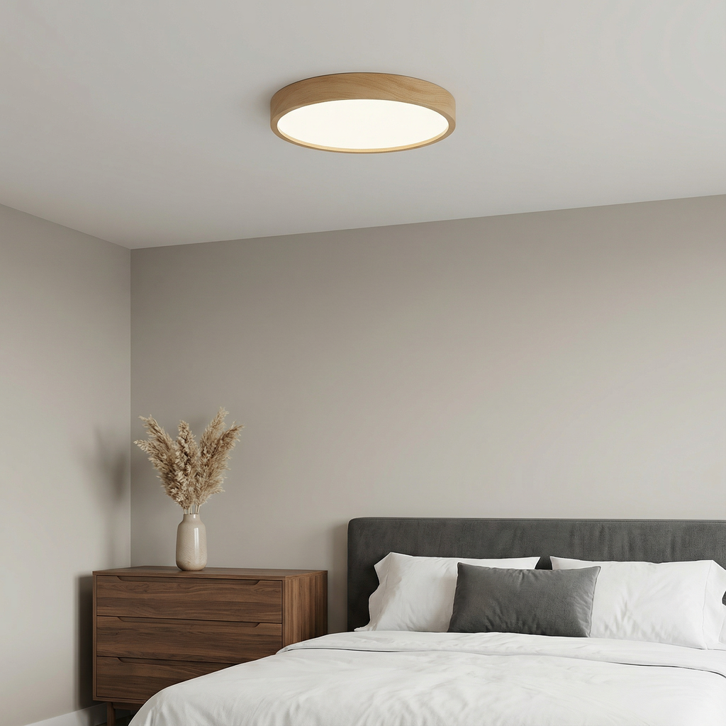 ArborLume Wood Grain Ceiling Lamp With Elegant Minimalist Style