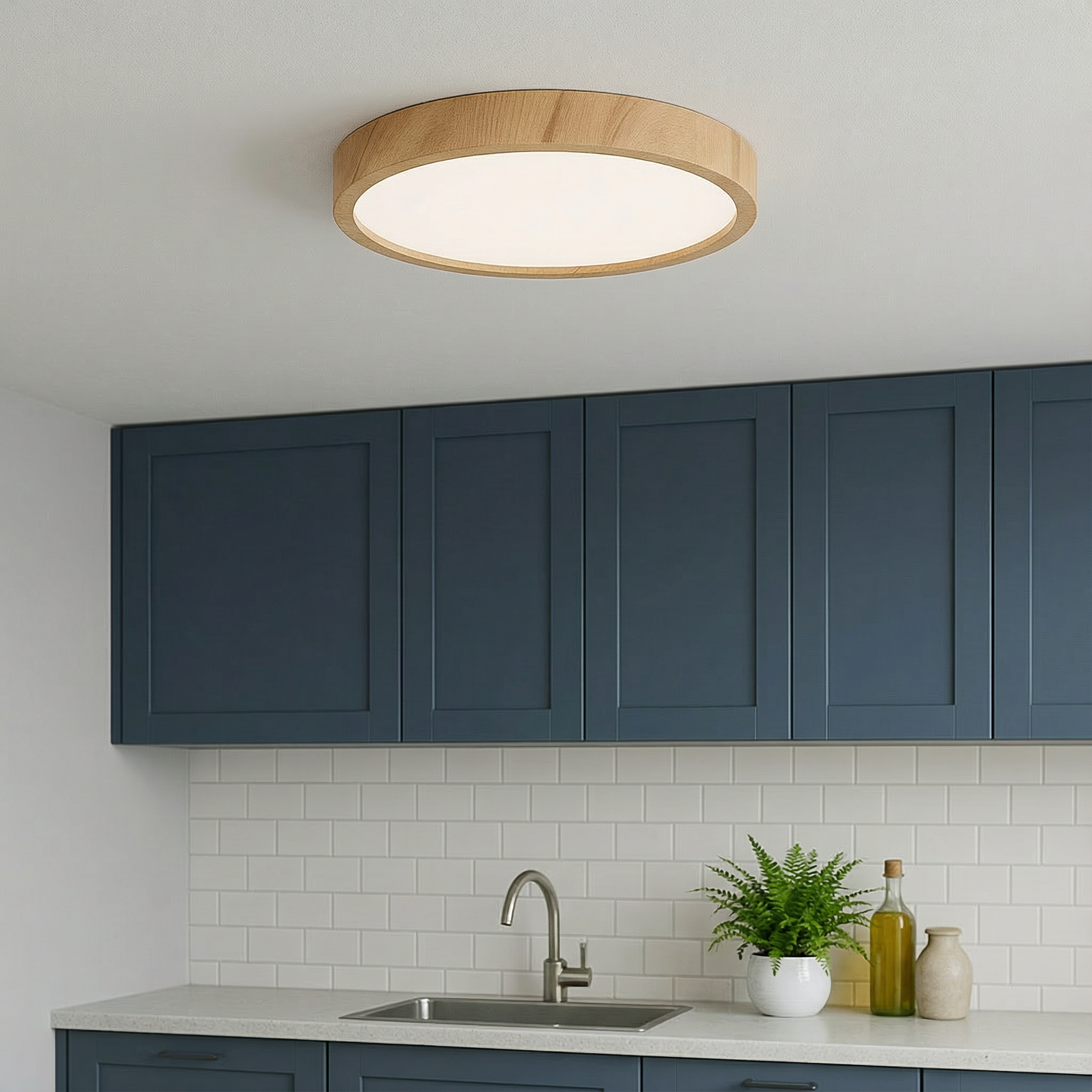 ArborLume Wood Grain Ceiling Lamp With Elegant Minimalist Style